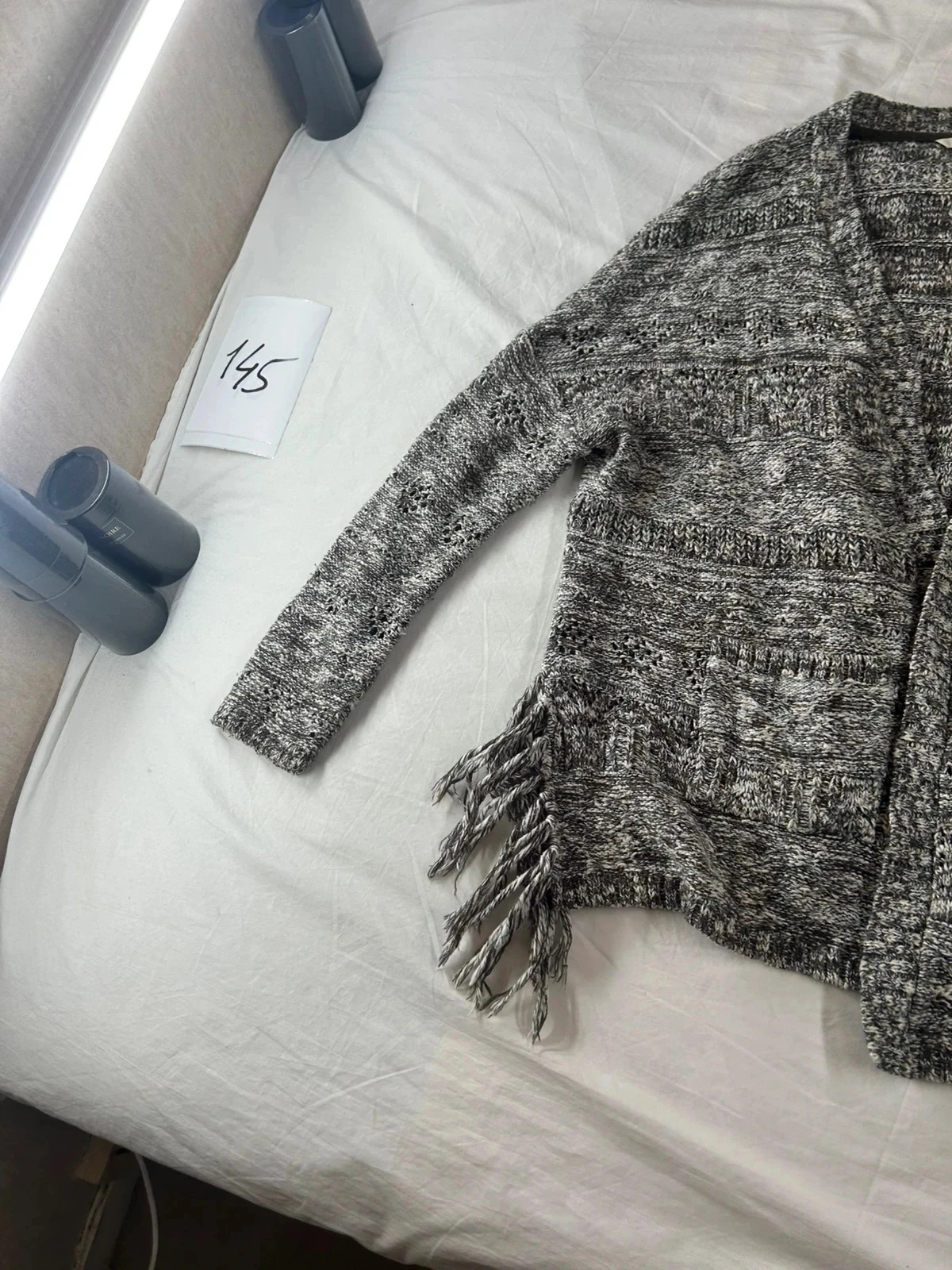 Grijze camaïeu-cardigan – photo 4